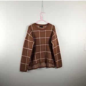 Lumiere | windowpane cozy sweater